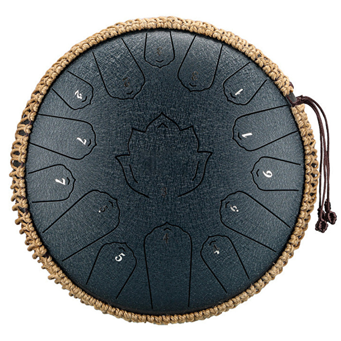 HLURU THL15-13 NAVY BLUE - Huashu Lotus Series 15 Notalı 13" Navy Blue Tongue Drum